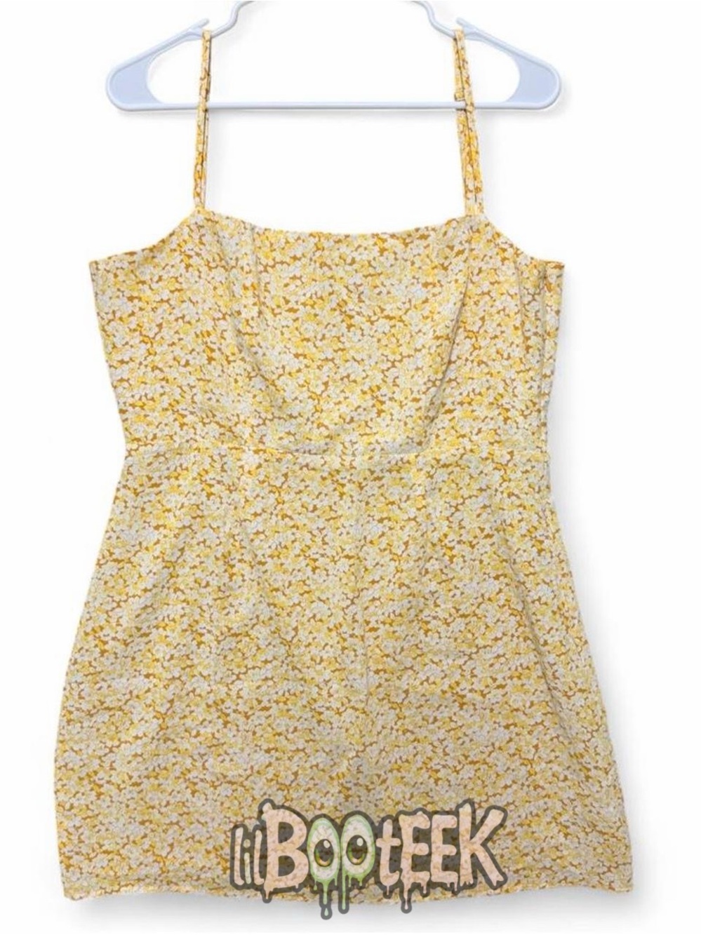 Nasty Gal Yellow Floral Sundress